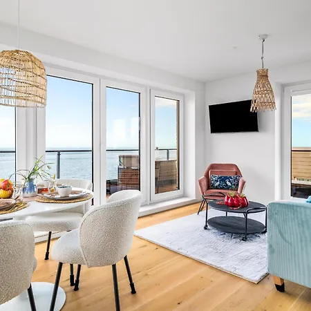 Apartamento Blue Sky - Exklusives Penthouse Mit Freiem Blick Auf Ostsee