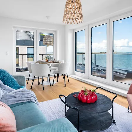 Blue Sky - Exklusives Penthouse Mit Freiem Blick Auf Ostsee Apartamento *